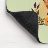 Speciaal Kingfisher en Floral Design. Muismat (Hoek)