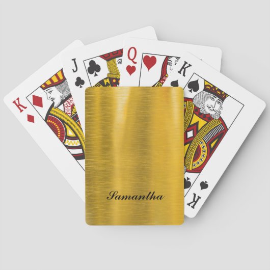 Speciaal klassiek goud pokerkaarten (Achterkant)