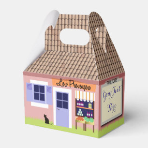 Speciaal klein huis van Provence-pleisterbox Bedankdoosjes