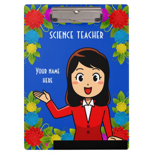 Speciaal klembord voor wetenschappelijk leraar (Voorkant)