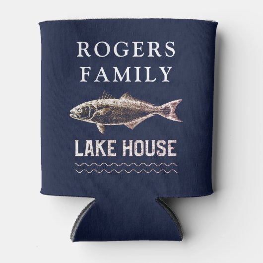 Speciaal Koelbox Rustic Lake House Blikjeskoeler (Voorkant)