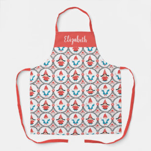 Speciaal kofferespron gepersonaliseerd cute gnome schort