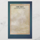 Speciaal koper en Blauwgroen geen lijnbenodigdhede Briefpapier (Voorkant)