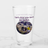 Speciaal koraal marien leven bier voor papa glas (Voorkant)