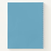Speciaal kunstwerk Sketchbook Blue Notitieboek (Achterkant)