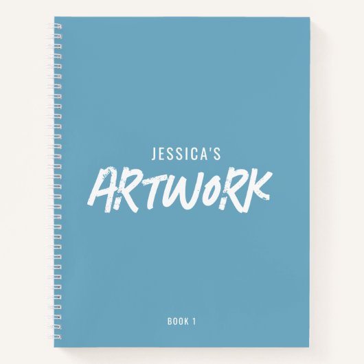 Speciaal kunstwerk Sketchbook Blue Notitieboek (Voorkant)