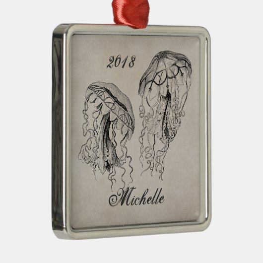 Speciaal  kwallen metalen ornament (Rechts)