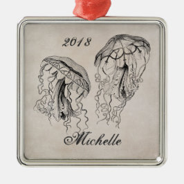 Speciaal kwallen metalen ornament