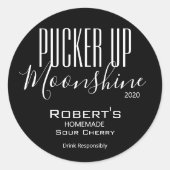 Speciaal label "Pucker Up Moonshine" (Voorkant)