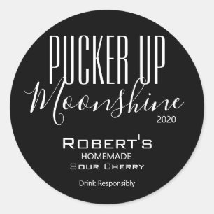 Speciaal label "Pucker Up Moonshine"
