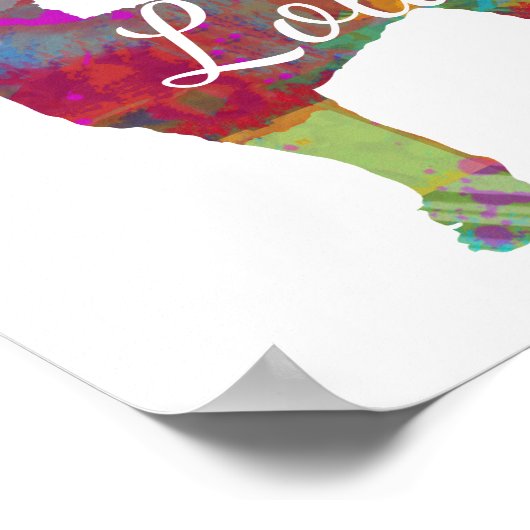 Speciaal labradole / Goldendoedle Art Print (Hoek)