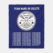 Speciaal Lacrosse Coach geeft uw KLEUREN TEKST Fleece Deken (Voorkant)