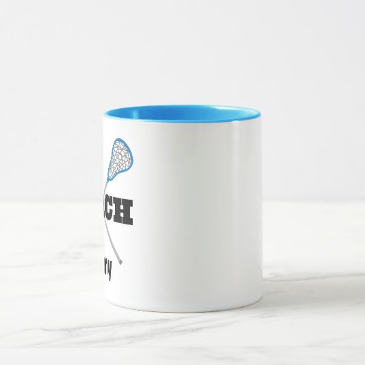 Speciaal Lacrosse Coach Gift Mok (Midden)