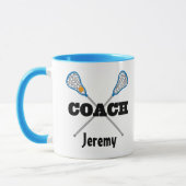 Speciaal Lacrosse Coach Gift Mok (Links)