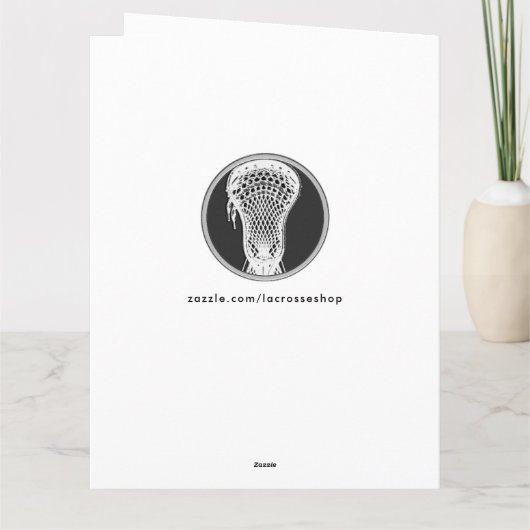 Speciaal Lacrosse Coach Kaart (Achterkant)