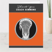Speciaal Lacrosse Coach Kaart (Voorkant)