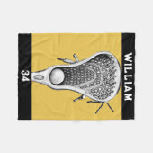 Speciaal Lacrosse Gift Fleece Deken (Voorkant (Horizontaal))