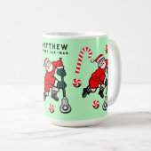 Speciaal Lacrosse Holiday Gift Two-Tone koffie Koffiemok (Voorkant rechts)