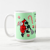 Speciaal Lacrosse Holiday Gift Two-Tone koffie Koffiemok (Links)