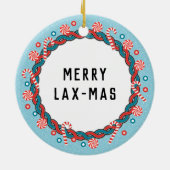 Speciaal Lacrosse Keepomwille Ceramic Ornament (Achterkant)