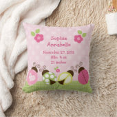Speciaal " ladybugs & Flowers" Pillow Kussen (Deken)