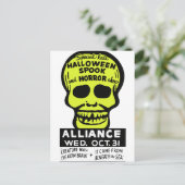 Speciaal Late Spook en Horror Show Briefkaart (Staand voorkant)