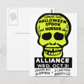 Speciaal Late Spook en Horror Show Briefkaart (Voorkant / Achterkant)
