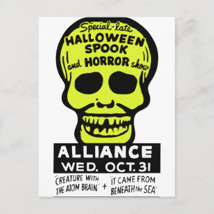 Speciaal Late Spook en Horror Show Briefkaart