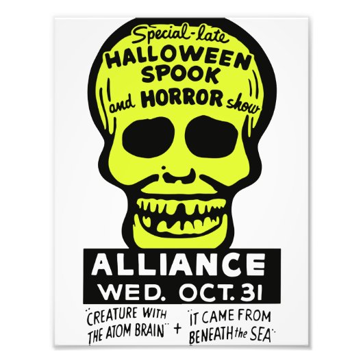 Speciaal Late Spook en Horror Show Foto Afdruk (Voorkant)