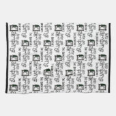 Speciaal 'Laten we gaan kamperen' Theedoek (Horizontaal)