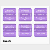 Speciaal lavender Face Cream Vierkante Sticker (Vel)
