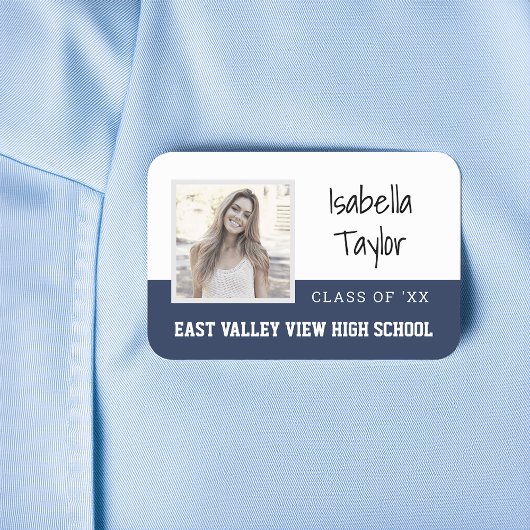 Speciaal leerlingenreünie Yearbook Foto Naamplaatje