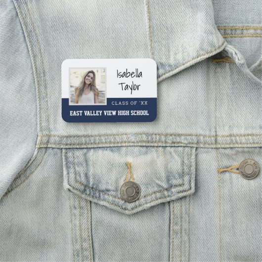 Speciaal leerlingenreünie Yearbook Foto Naamplaatje (In situ)