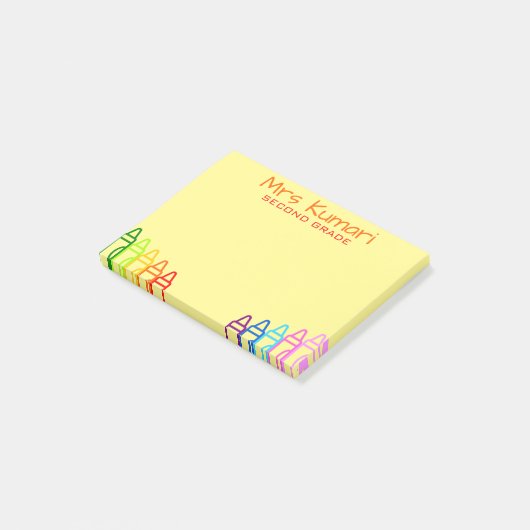 Speciaal leerlingwezen Speciaal ontwerp Post-it Op Post-it® Notes (Schuin)