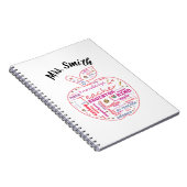 Speciaal leraar Apple Word Art-planner Notitieboek (Rechterzijde)