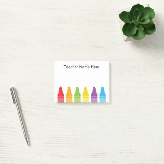 Speciaal leraar Crayon Post-it® Notes (Kantoor)