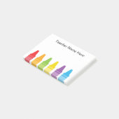 Speciaal leraar Crayon Post-it® Notes (Schuin)