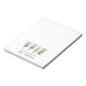 Speciaal leraar Fun-studenten Notitieblok (Linkerzijde)