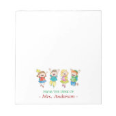 Speciaal leraar Fun-studenten Notitieblok (Voorkant)