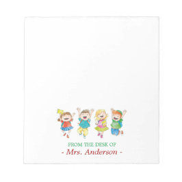 Speciaal leraar Fun-studenten Notitieblok