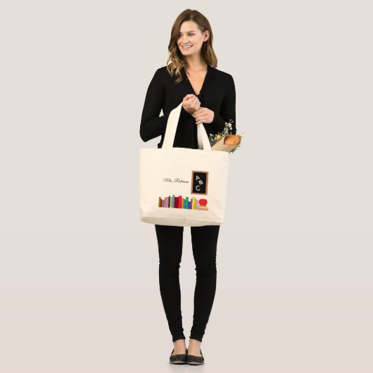 Speciaal leraar Jumbo-Canvas tas (Voorkant (model))