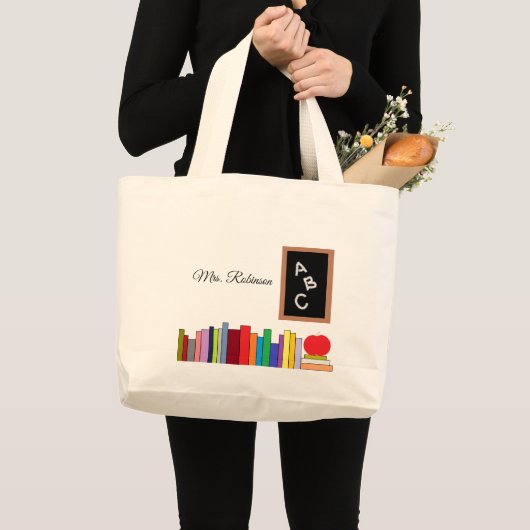Speciaal leraar Jumbo-Canvas tas (Voorkant (product))