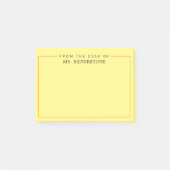 Speciaal leraar uit de bureau van post-it® notes (Voorkant)