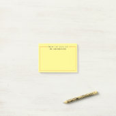 Speciaal leraar uit de bureau van post-it® notes (Op bureau)