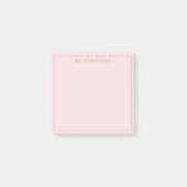 Speciaal leraar van het bureau Roze Post-it® Notes (Voorkant)