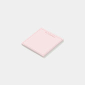 Speciaal leraar van het bureau Roze Post-it® Notes (Schuin)