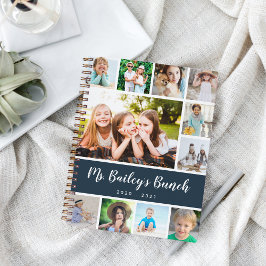 Speciaal leraar voor fotocollage notitieboek