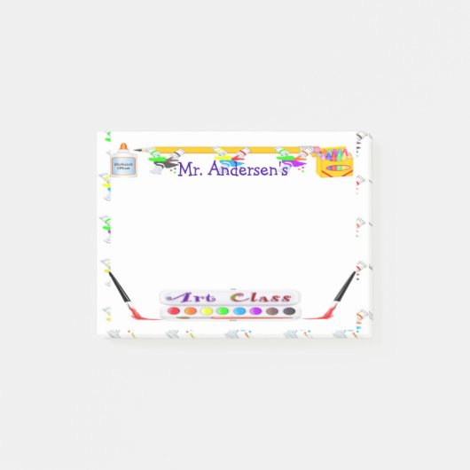 Speciaal leraren Kunstklasse Post-it® notes (Voorkant)