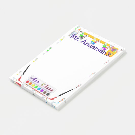 Speciaal leraren Kunstklasse Post-it® notes (Schuin)