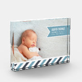 Speciaal leveringsblauw | Baby geboortelasta's en Fotoblokken (Links)